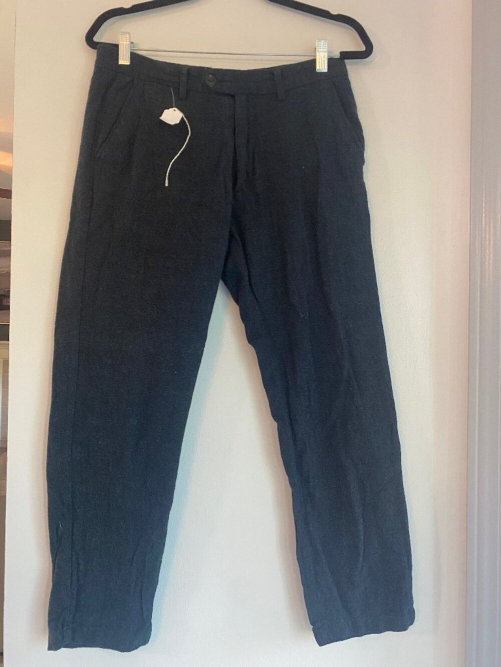 Goodfellow And Co Blue Wool Blend Slim Chino Pants